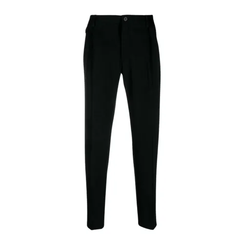 Dolce & Gabbana , Tailored Nero Wool Trousers ,Black male, Sizes: