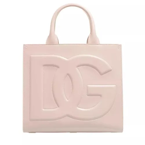 Dolce&Gabbana Tote Bags - Handbag With Logo - rose - Tote Bags for ladies