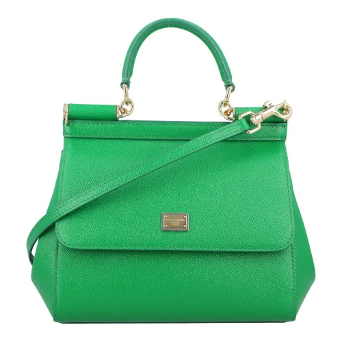Dolce & Gabbana , Verde Ss24 Women's Handbag ,Green female, Sizes: ONE SIZE