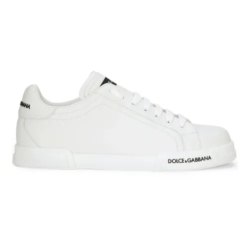 Dolce & Gabbana , White Flat Shoes ,White male, Sizes: