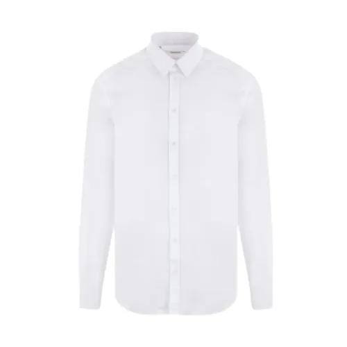 Dolce & Gabbana , White Formal Shirt with Classic Collar and Button Closure ,White male, Sizes: