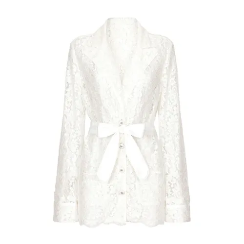 Dolce & Gabbana , White Jackets by Dolce & Gabbana ,White female, Sizes: