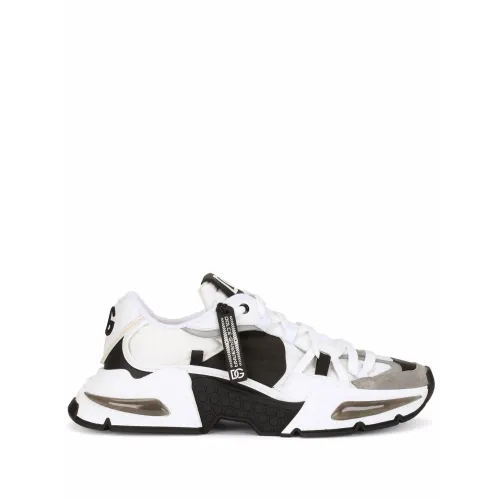 Dolce & Gabbana , White Sneakers Low-Top Suede ,Multicolor male, Sizes:
