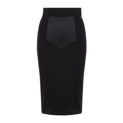 Dolce & Gabbana , Womens Clothing Skirts Black Ss24 ,Black female, Sizes:
