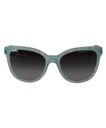Dolce & Gabbana Womens Gorgeous Acetate Crystal Sunglasses - Blue - One
