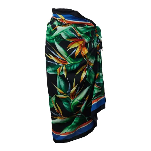 Dolce & Gabbana , Womens Jungle Skirt ,Multicolor female, Sizes:
