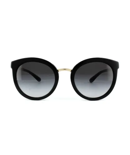 Dolce & Gabbana Womens Sunglasses 4268 501/8G Black Grey Gradient Metal - One