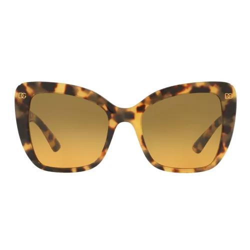 Dolce & Gabbana , Womens Sunglasses Dg4348 512/18 ,Brown female, Sizes: