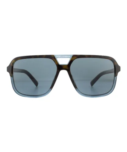 Dolce & Gabbana Womens Sunglasses DG4354 320980 Havana Transparent Blue Brown Gradient - One