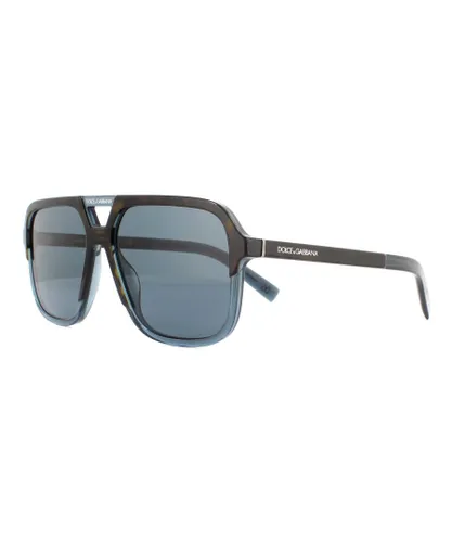 Dolce & Gabbana Womens Sunglasses DG4354 320980 Havana Transparent Blue Brown Gradient - One