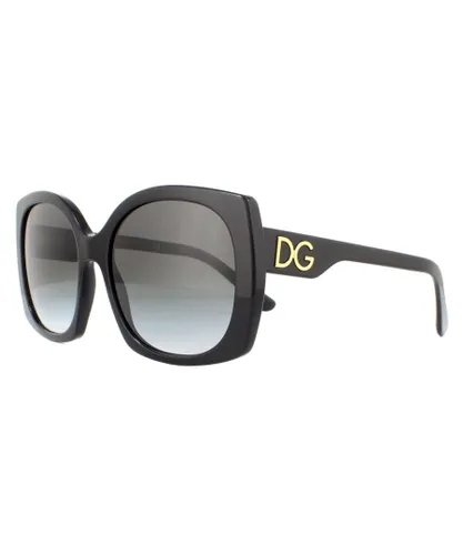 Dolce & Gabbana Womens Sunglasses DG4385 501/8G Black Light Grey Gradient - One
