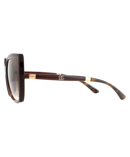 Dolce & Gabbana Womens Sunglasses DG6138 318513 Havana On Transparent Brown Gradient - One