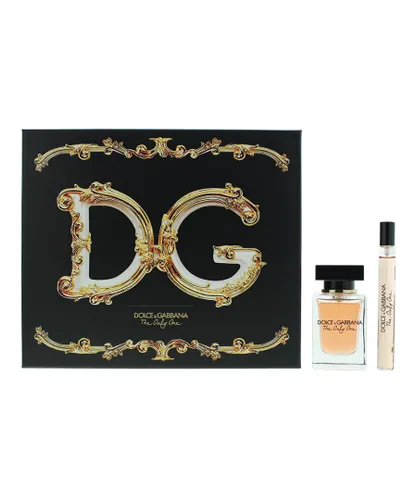Dolce & Gabbana Womens The Only One Gift Set Eau De Parfum 50ml & Eau De 10ml - Orange - One Size