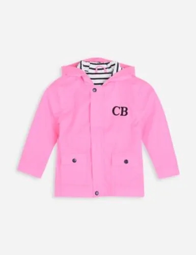 Dollymix Personalised Pink Rain Jacket (6 Mths - 4 Yrs) - 12-18, Pink
