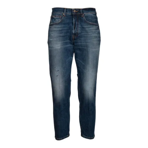 Don The Fuller , Carrot Fit Seoul Denim Jeans ,Blue male, Sizes: