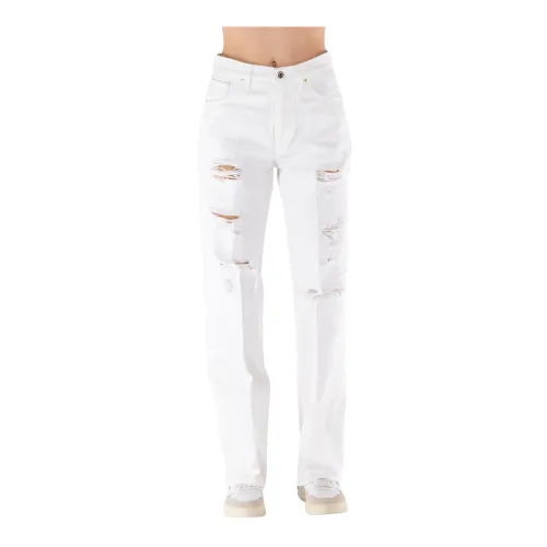 Don The Fuller , Stylish Jeans Modello ,White female, Sizes: