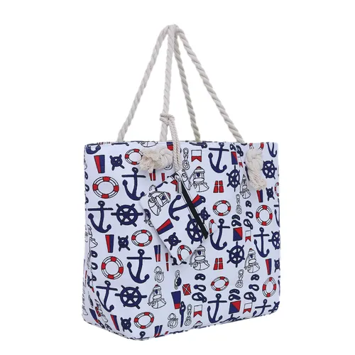 DonDon Large Beach bag for women with zip Waterproof Pool
