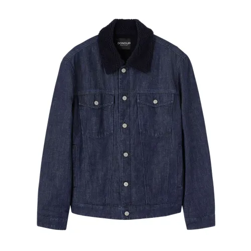 Dondup , 800 Giubbino Denim Jacket - Stylish and Versatile ,Blue male, Sizes: