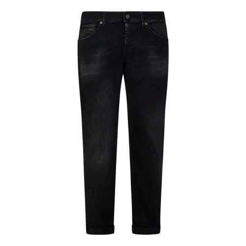 Dondup , Black Skinny-Fit Stretch Denim Jeans ,Black male, Sizes: