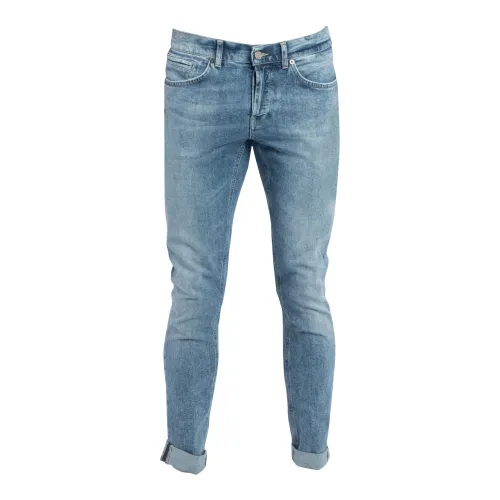 Dondup , Blue Skinny Fit Jeans ,Blue male, Sizes: