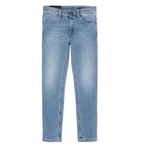 Dondup , Blue Skinny Jeans Boys Medium Waist ,Blue male, Sizes: