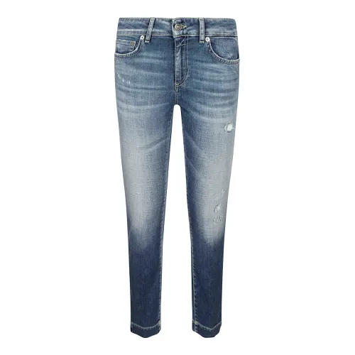 Dondup , Blue Slim-Fit Denim Jeans Ss23 ,Blue female, Sizes: