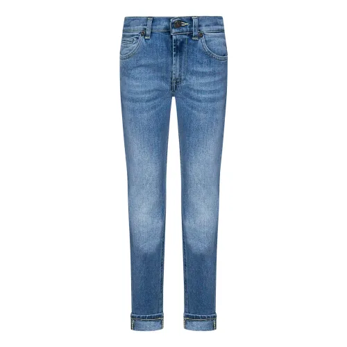 Dondup , Boys Clothing Jeans Blue Ss24 ,Blue male, Sizes: