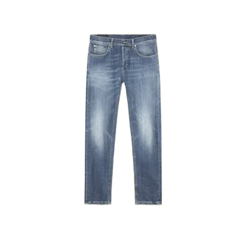 Dondup , Carrot Slim Fit Low Rise Jeans ,Blue male, Sizes: