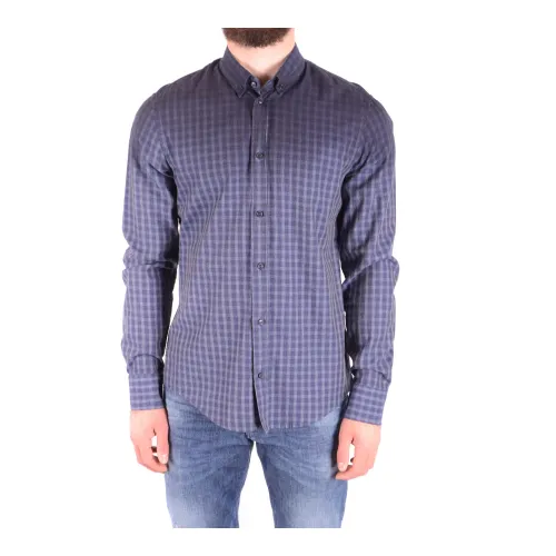 Dondup , Casual Shirt ,Blue male, Sizes: