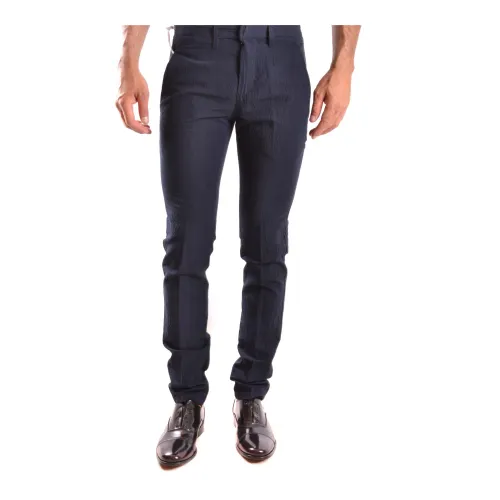 Dondup , Classic Wide-Leg Bohemian Pants ,Blue male, Sizes: