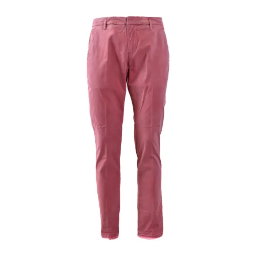 Dondup , Comfortable Chinos for Men ,Pink male, Sizes: