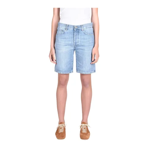 Dondup , Cotton Shorts ,Blue female, Sizes: