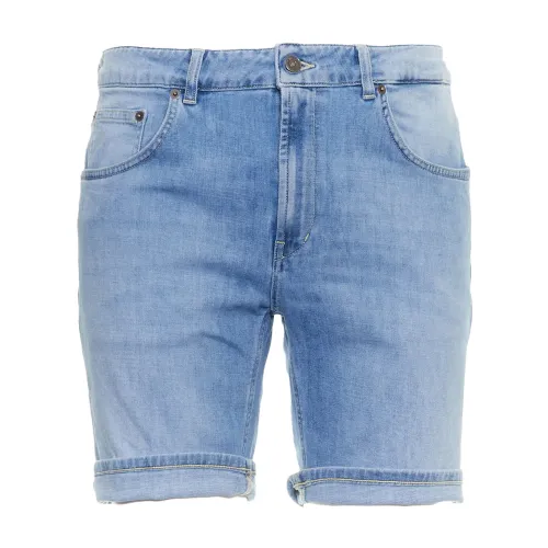 Dondup , Denim Shorts for Men Ss24 ,Blue male, Sizes: