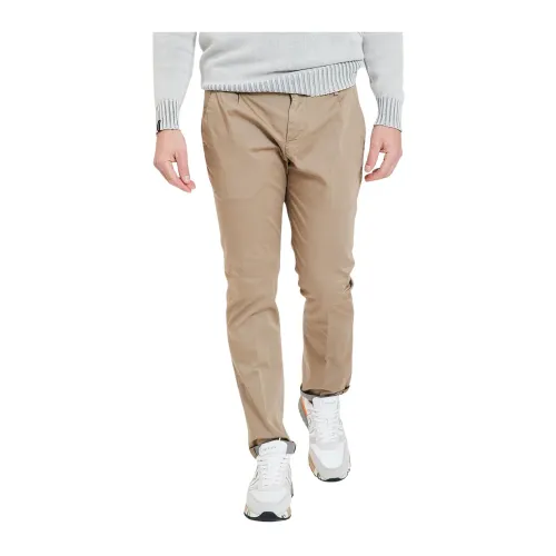 Dondup , Gaubert Pleated Pants ,Beige male, Sizes: