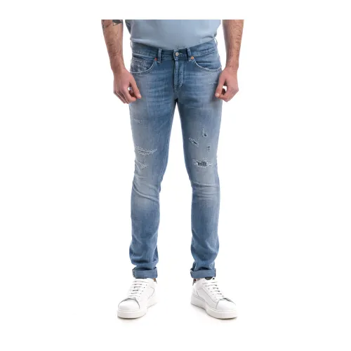 Dondup , George Pants ,Blue male, Sizes: