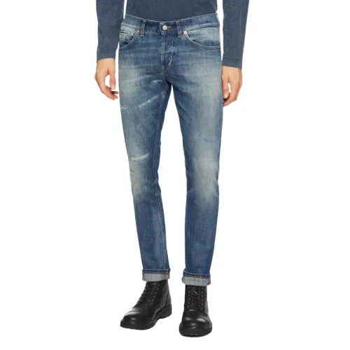 Dondup , George Skinny Fit Jeans ,Blue male, Sizes: