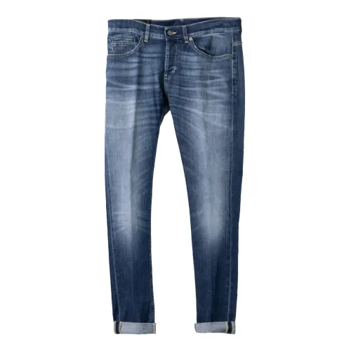Dondup , George Slim Fit Denim Jeans ,Blue male, Sizes: