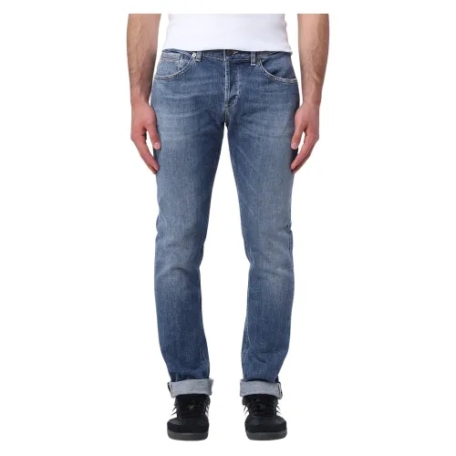 Dondup , George Slim-fit Jeans ,Blue male, Sizes: