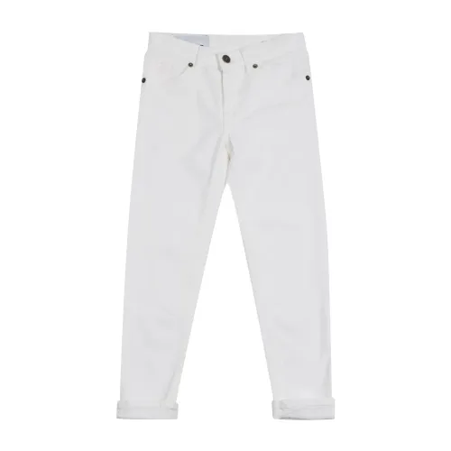 Dondup , Junior George White Denim Jeans ,White male, Sizes: