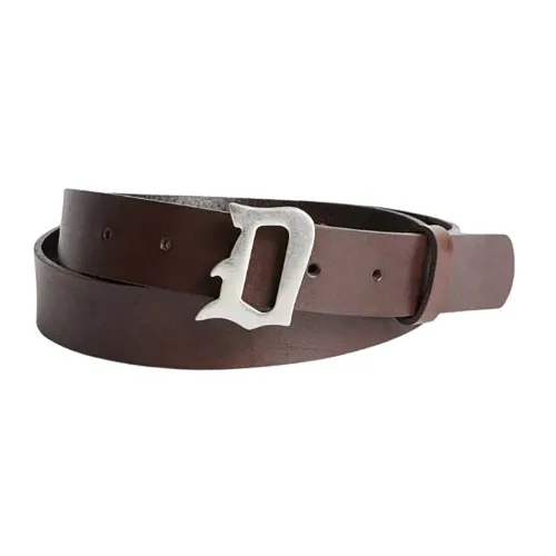 Dondup , Leather Belt ,Brown male, Sizes: