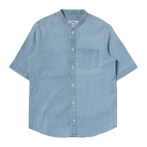 Dondup , Light Wash Kids Denim Shirt ,Blue male, Sizes: