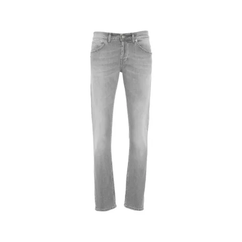 Dondup , Mens Clothing Jeans Grey Ss23 ,Gray male, Sizes:
