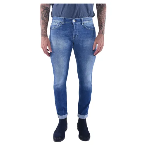 Dondup , Skinny Denim Jeans for Men ,Blue male, Sizes:
