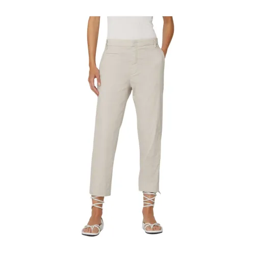 Dondup , Slim-Fit Cotton Trousers ,Beige female, Sizes: