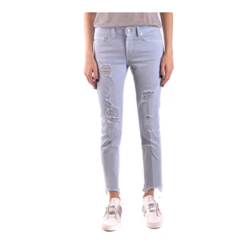 Dondup , Slim Fit Denim Jeans ,Blue female, Sizes: