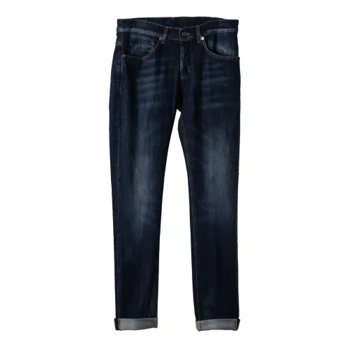 Dondup , Slim-fit Denim Jeans ,Blue male, Sizes: