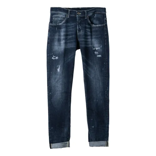 Dondup , Slim Fit Denim Jeans - Elevate Your Style! ,Blue male, Sizes: