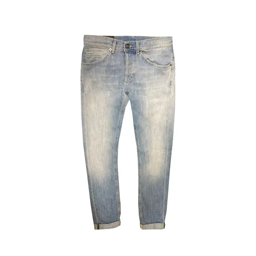 Dondup , Slim-Fit George Denim Blu Wash Jeans ,Blue male, Sizes: