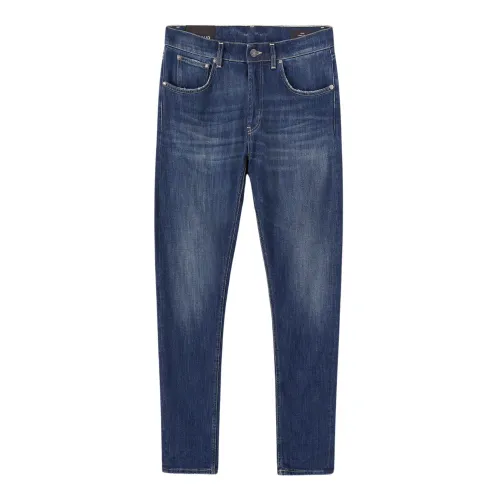 Dondup , Slim Fit Italian Made Denim Jeans ,Blue male, Sizes: