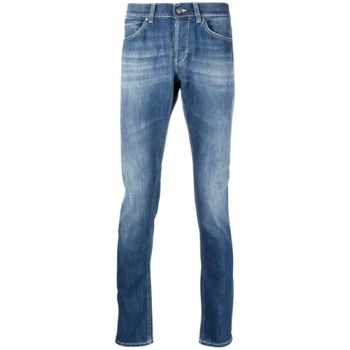 Dondup , Slim Fit Jeans ,Blue male, Sizes: